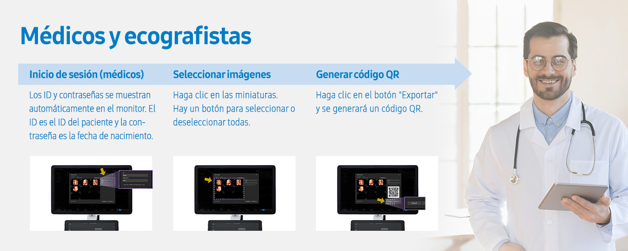 Médicos y ecografistas