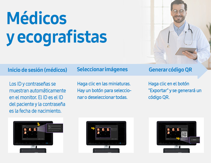 Médicos y ecografistas