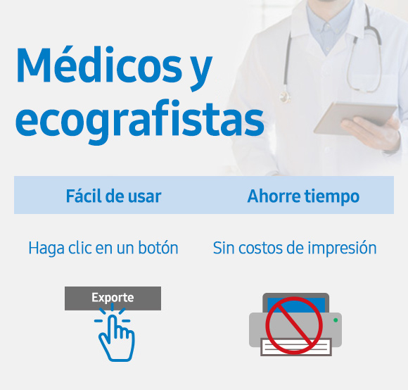 Médicos y ecografistas