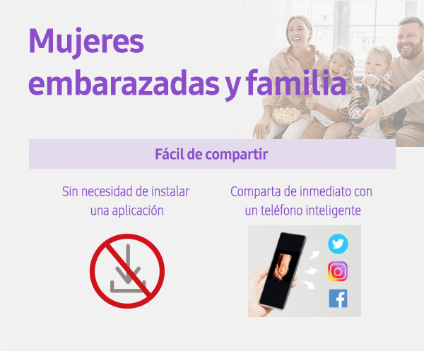 Mujeres embarazadas y familia